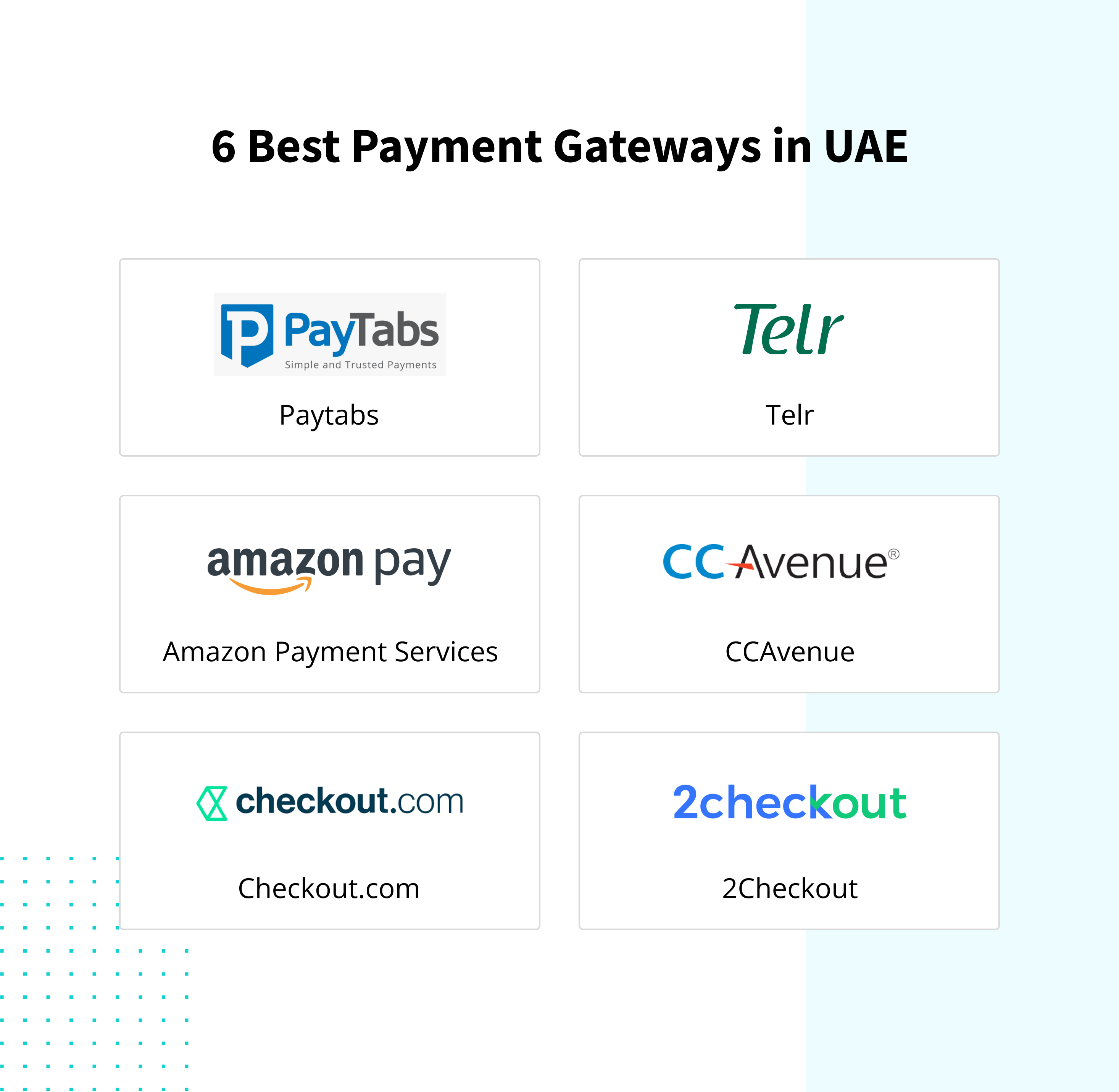 6 Best Payment Gateways in UAE