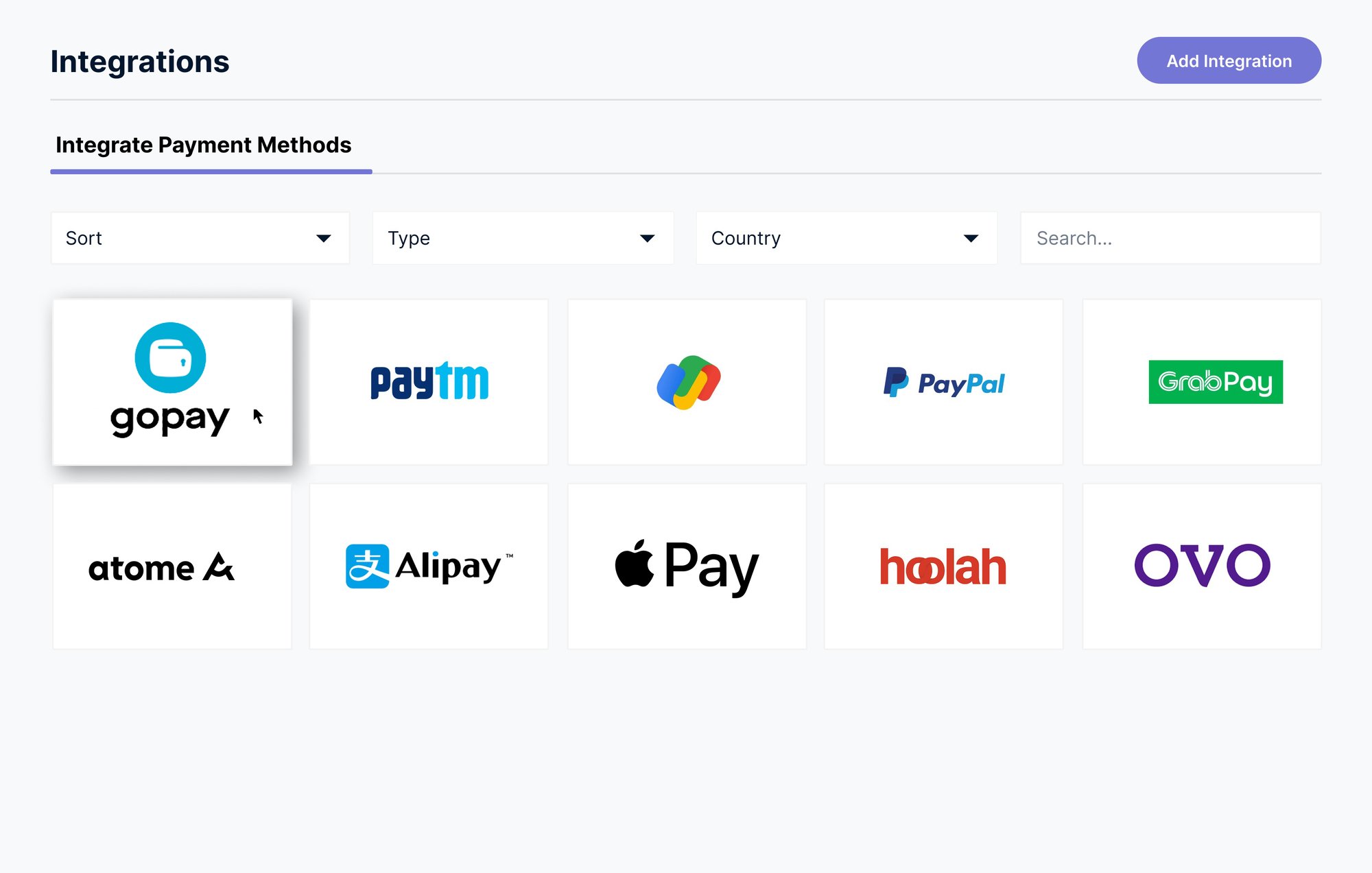 Integrate with gopay