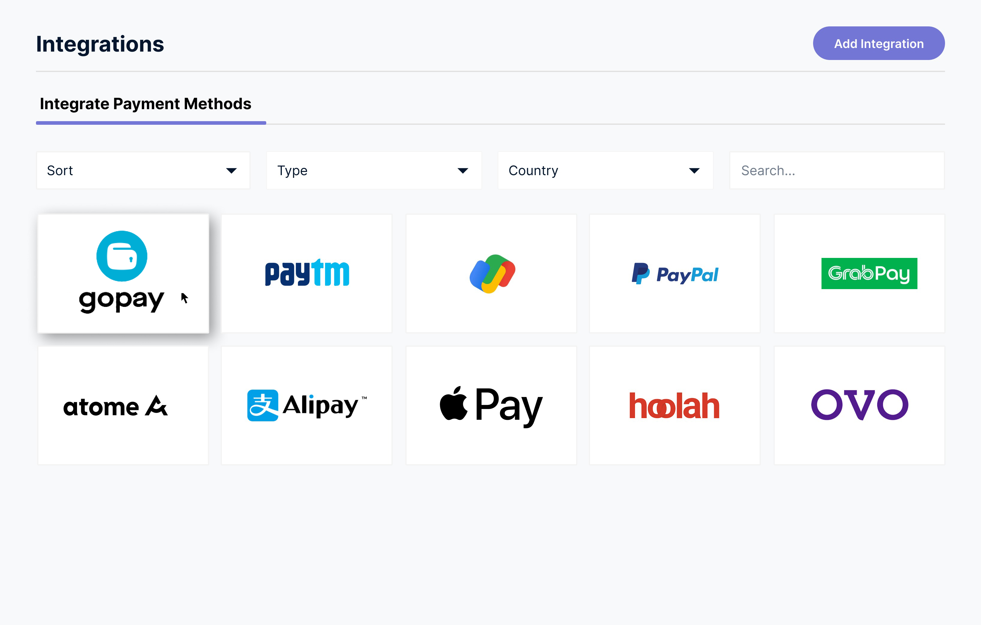 Integrate with gopay
